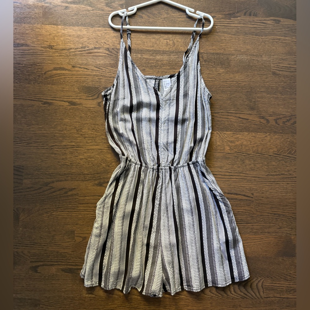 Black and White Patterned Romper from H&M